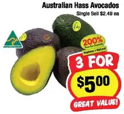 CORNETTS Australian Hass Avocados offer