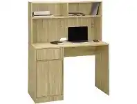 Officeworks Studymate Newton Hutch Storage 1100mm Desk Oak offer