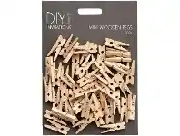 Officeworks D.I.Y. DIYi Mini Wood Pegs 50 Pack offer