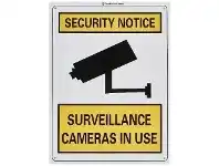Officeworks Sandleford Surveillance Cameras in Use Sign 300 x 225mm offer
