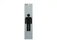 Officeworks Sandleford Gentlemen Self Adhesive Sign 245 x 58mm offer