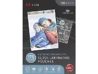 Officeworks GBC A4 Laminating Pouches 175 Micron Gloss 100 Pack offer