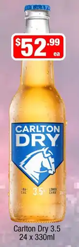 Liquor Stax Carlton Dry 3.5 offer