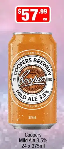 Liquor Stax Coopers Mild Ale 3.5% offer