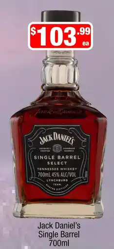 Liquor Stax Jack Daniel's Single Barrel offer
