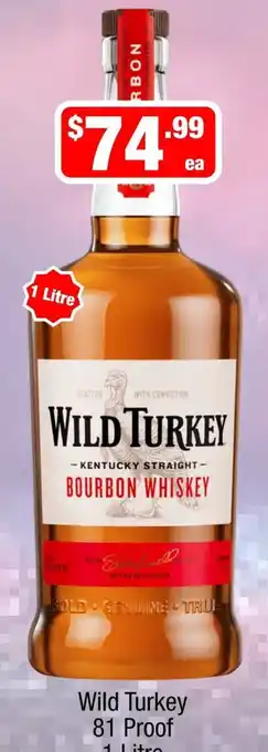 Wild Turkey Bourbon Whiskey