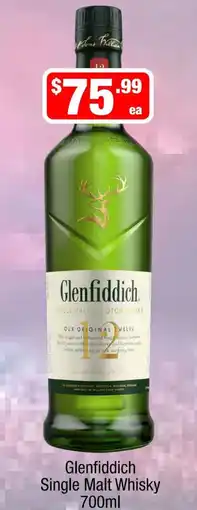 Liquor Stax Glenfiddich Single Malt Whisky offer