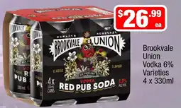 Liquor Stax Brookvale Union Red Pub Soda offer
