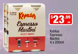 Liquor Stax Kahlua Espresso Martini offer