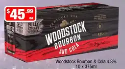 Liquor Stax Woodstock Bourbon & Cola offer