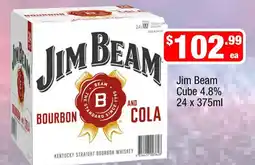 Liquor Stax Jim Beam Bourbon and Cola offer