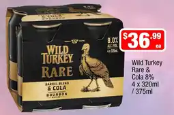 Liquor Stax Wild Turkey Rare & Cola offer