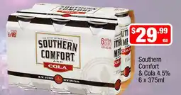 Liquor Stax Southern Comfort and Cola offer