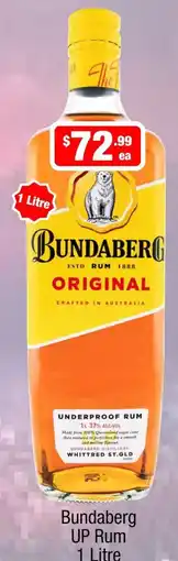 Liquor Stax Bundaberg UP Rum offer