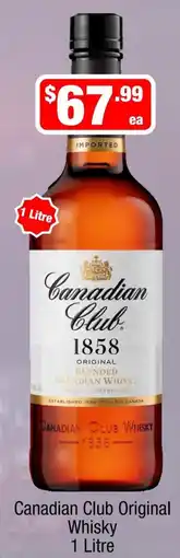 Liquor Stax Canadian Club Original Whisky offer