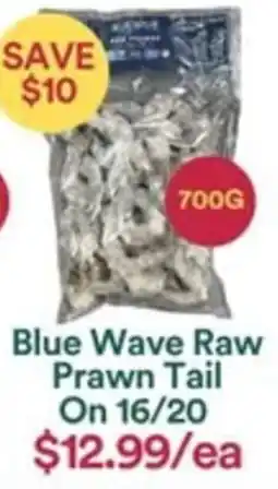 WHOLEFARMS Blue Wave Raw Prawn Tail offer