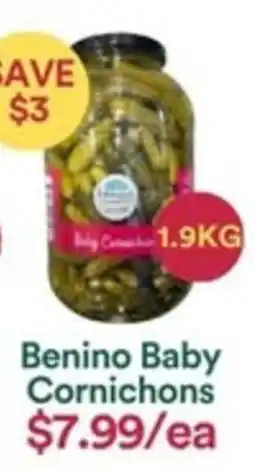 WHOLEFARMS Benino Baby Cornichons offer