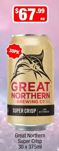 Liquor Stax Great Northern Super Crisp offer