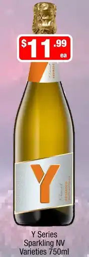 Liquor Stax Y Series Sparkling NV Varieties offer
