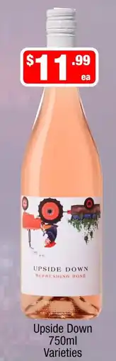 Liquor Stax Upside Down Refreshing Rosé Varieties offer