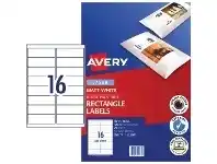 Officeworks Avery 16UP Matte Laser Address Labels 99.1 x 34mm 20 Pack offer