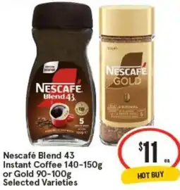 IGA Nescafé Blend 43 Instant Coffee or Gold offer