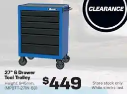 Repco 27" 6 Drawer Tool Trolley offer