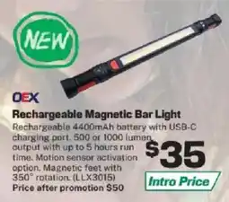 Repco OEX Rechargeable Magnetic Bar Light offer