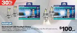 Repco Narva Gen II Surefit LED Headlight Globes offer
