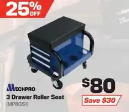 Repco Mechpro 3 Drawer Roller Seat offer
