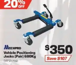 Repco Mechpro Vehicle Positioning Jacks (Pair) offer