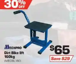 Repco Echpro Dirt Bike lift offer