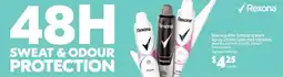 C-Store Distribution Rexona 48hr Antiperspirant Spray 250mL Selected Varieties offer