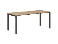 Officeworks Stilford S2 Pro Version 3 Desk 1800 x 750mm Oak/Black offer