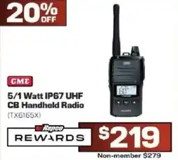 Repco GME 5/1 Watt IP67 UHF CB Handheld Radio offer