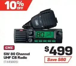 Repco GME 5W 80 Channel UHF CB Radio offer