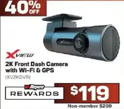 Repco Xview 2K Front Dash Camera with Wi-Fi & GPS offer
