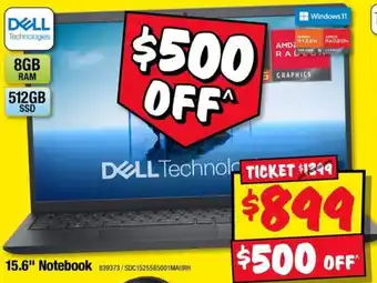 Dell Technologies 15.6" Notebook