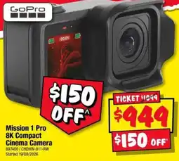 JB Hi-Fi GoPro Mission 1 Pro 8K Compact Cinema Camera offer