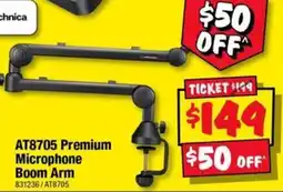 JB Hi-Fi Technica AT8705 Premium Microphone Boom Arm offer