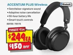JB Hi-Fi Sennheiser Accentum Plus Wireless offer