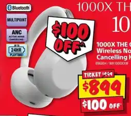 JB Hi-Fi 1000X The Wireless Noise Cancelling Headphones offer
