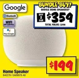 JB Hi-Fi Google Home Speaker offer