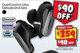 JB Hi-Fi Bose QuietComfort Ultra Earbuds 2nd Gen offer
