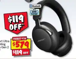 JB Hi-Fi Bose QuietComfort Ultra Headphones Gen 2 offer