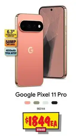 JB Hi-Fi Google Pixel 11 Pro offer