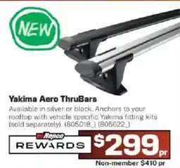Repco Yakima Aero ThruBars offer