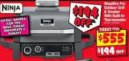 JB Hi-Fi Ninja Woodfire Pro Outdoor Grill & Smoker With Built-In Thermometer offer