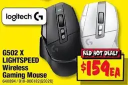 JB Hi-Fi Logitech G502 X Lightspeed Wireless Gaming Mouse offer