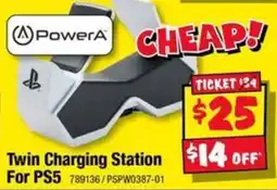 JB Hi-Fi PowerA Twin Charging Station For PS5 offer